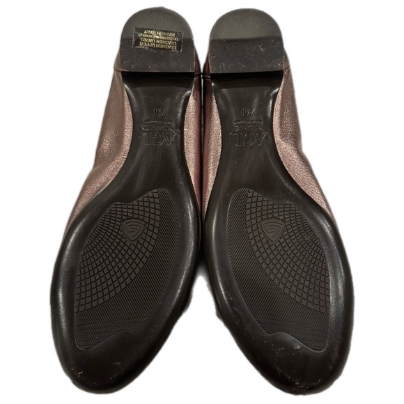 AGL Attilio Giusti Leomruni Snake Skin Toe Leather Flats - Picture 8 of 8